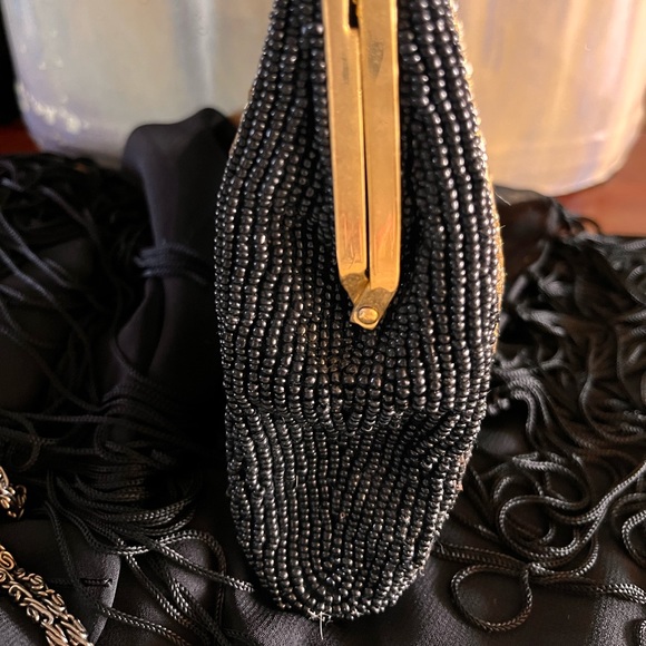 Inge Christopher beaded black and gold evening bag - Picture 3 of 13